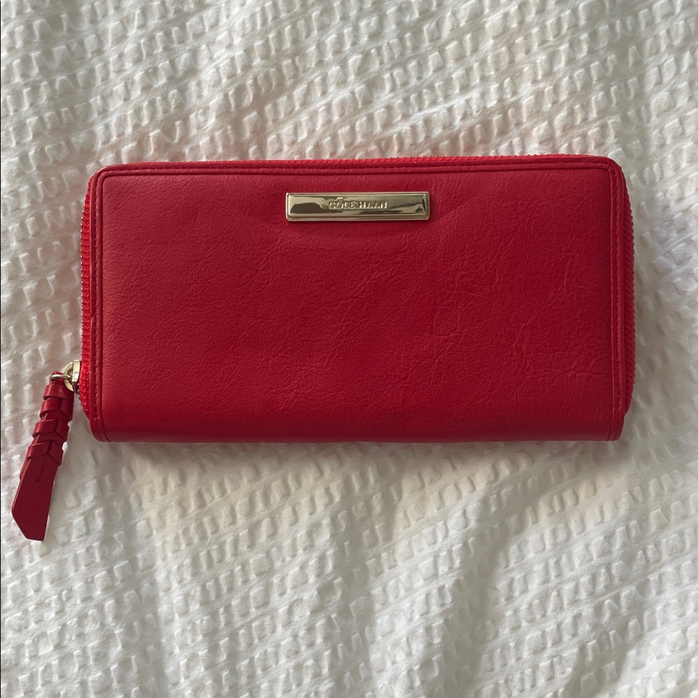 Cole Haan Vibrant Red Wallet